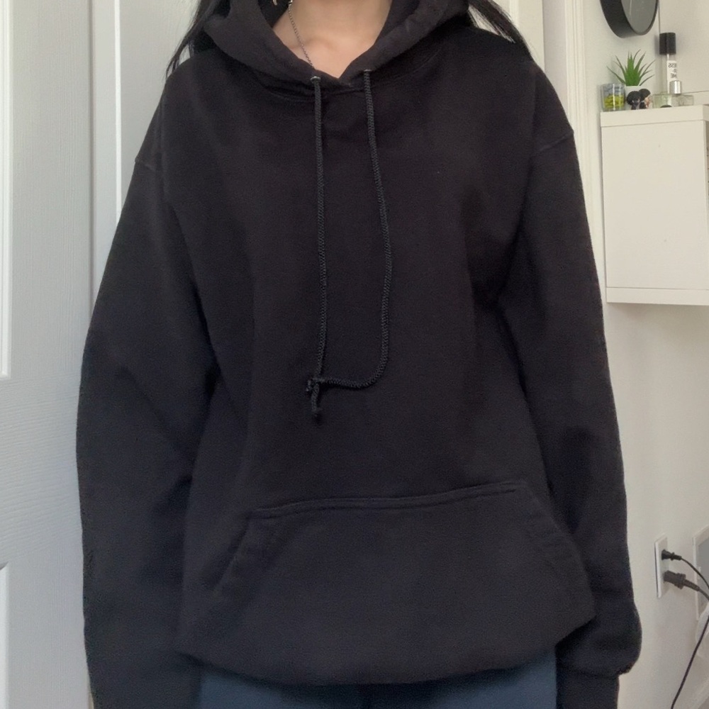 Black Baggy Hoodie